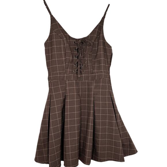 Social Collision Dresses & Skirts - Social Collision Corset Lace Up Dress Goth Dark Academia Small